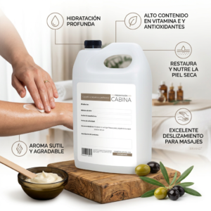 crema corporal hidratante de olivo 1 galón
