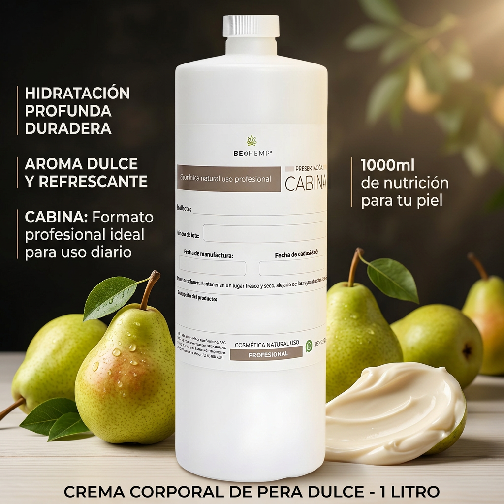 crema corporal hidratante pera dulce 1 litro