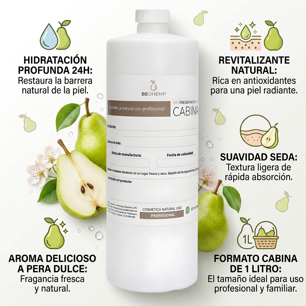 crema corporal hidratante pera dulce 1 litro