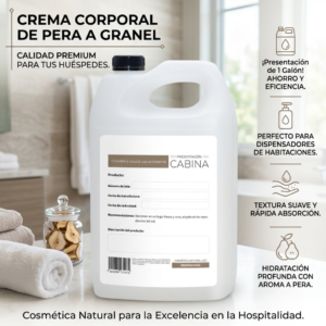 crema corporal hidratante de pera 1 galón