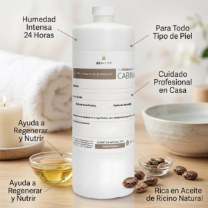 crema corporal hidratante ricino 1 litro