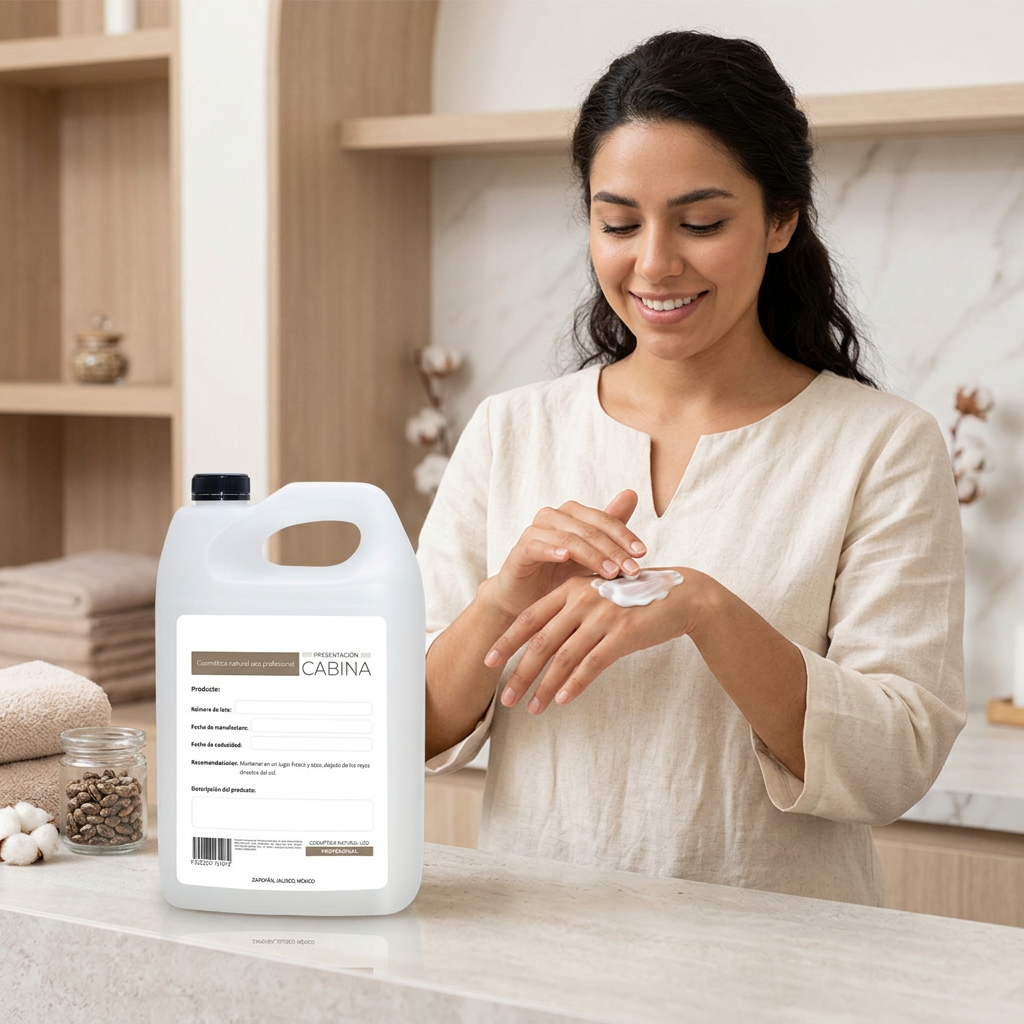 crema corporal hidratante de ricino 1 galón