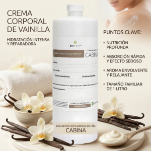crema corporal hidratante vainilla 1 litro