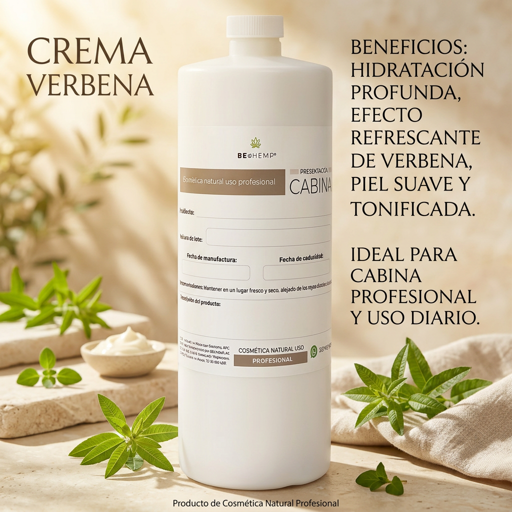 crema corporal hidratante verbena 1 litro